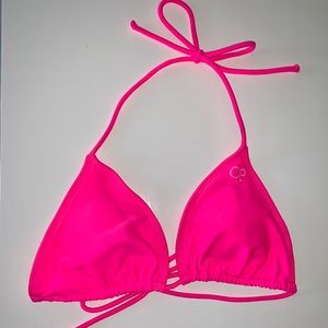 Solid Pink - OP Bikini Triangle Top